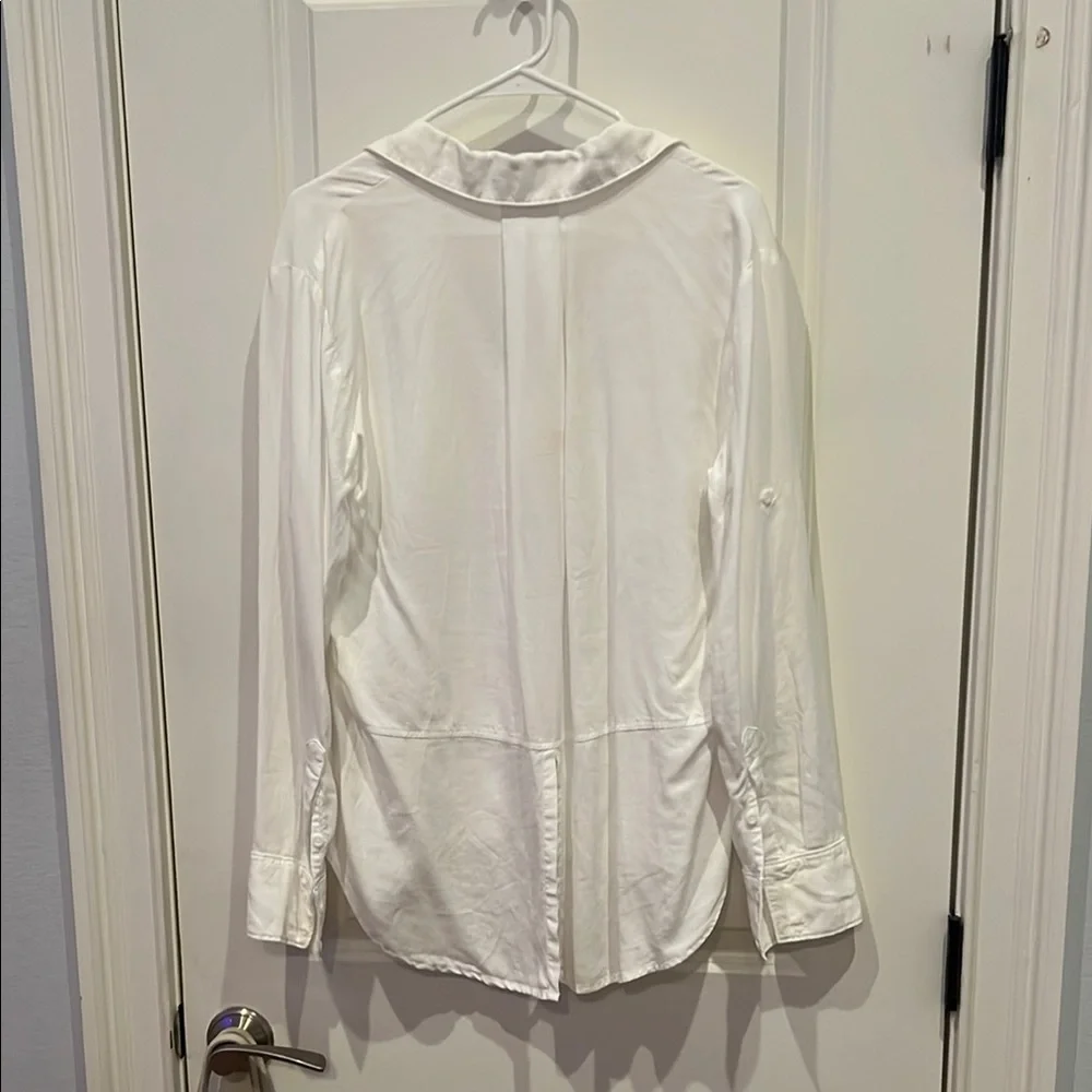 cloth & stone White Button-Up Shirt - Picture 3 of 4